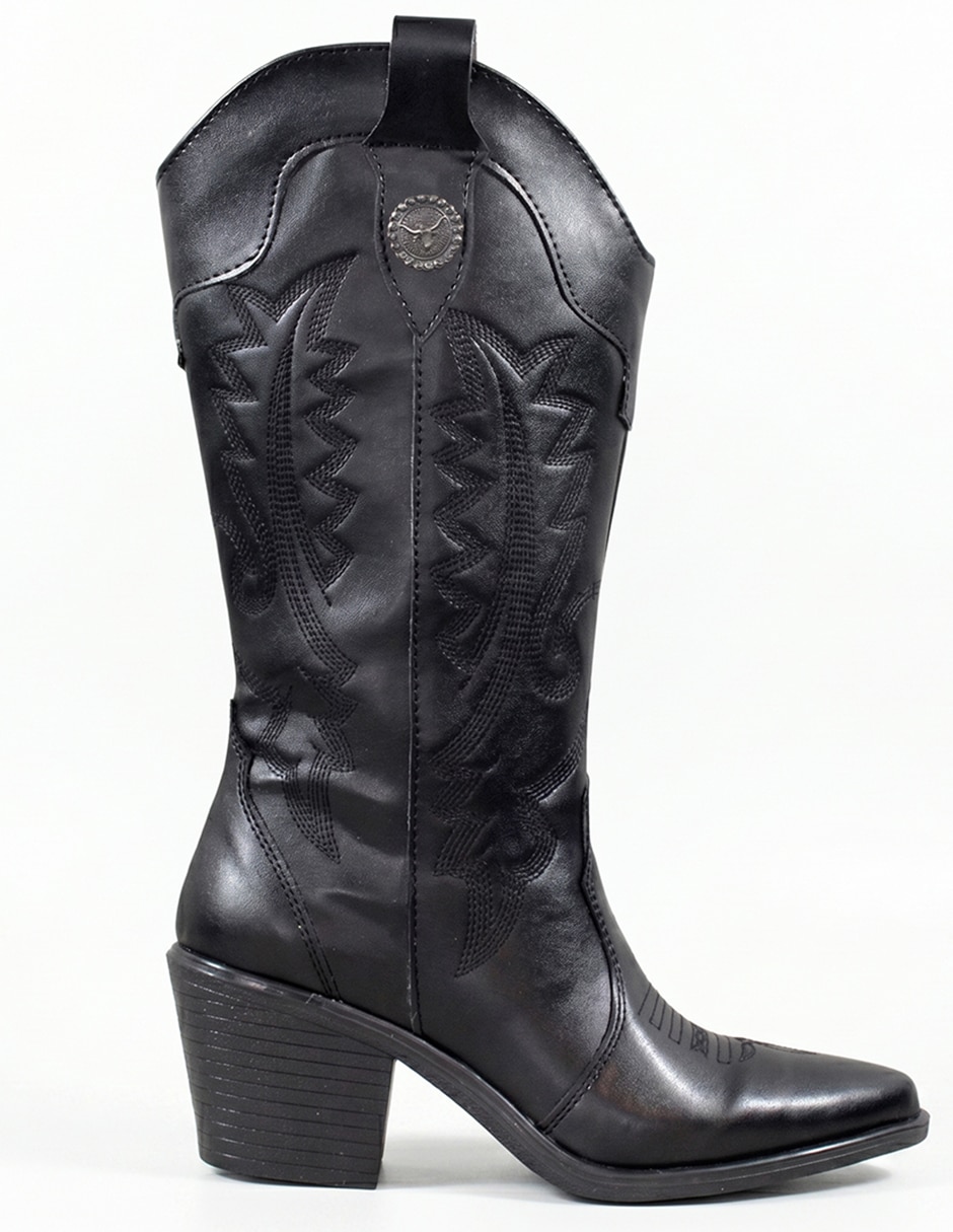 Bota cowboy abajo de la rodilla cowboy para mujer 10