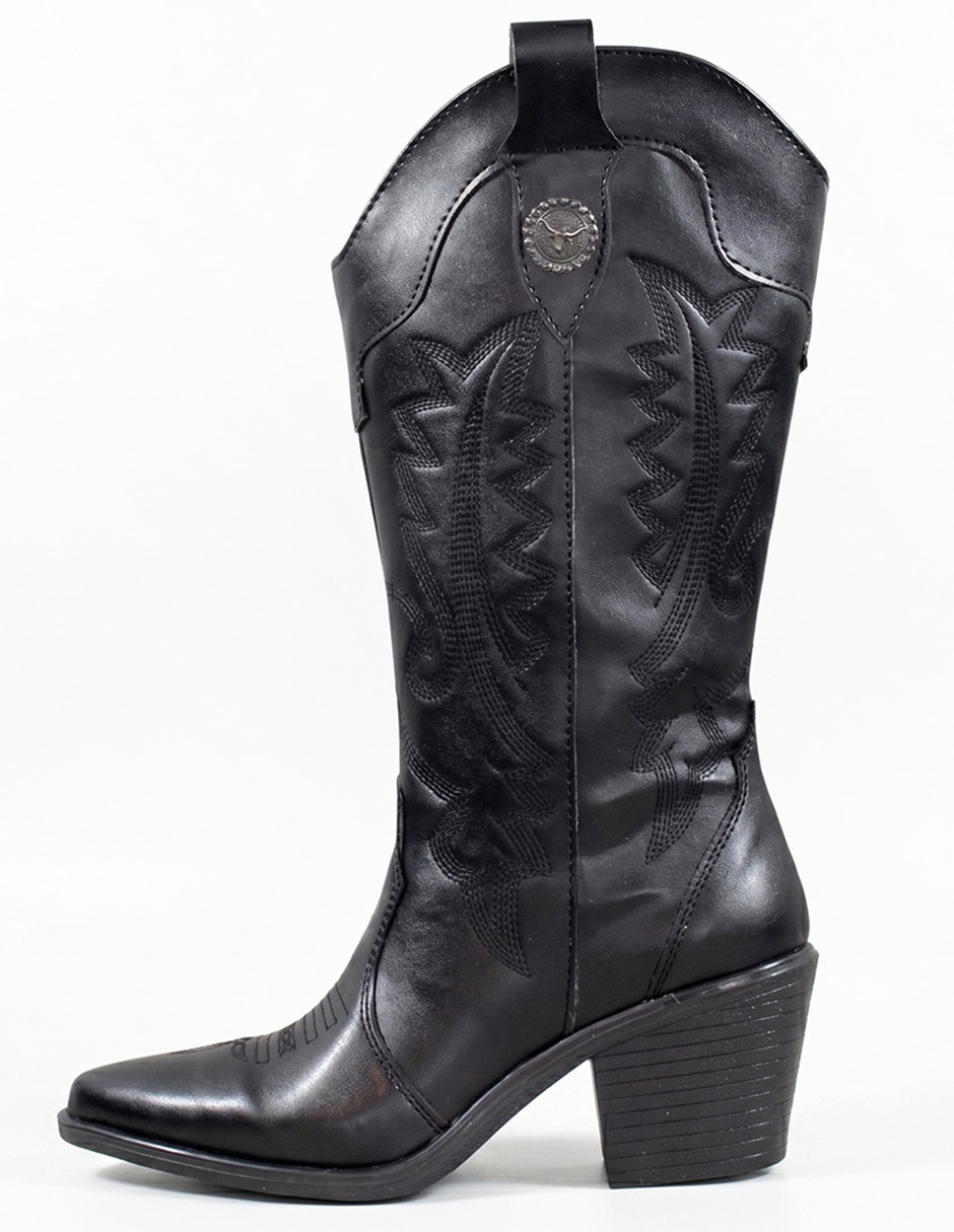 Bota cowboy abajo de la rodilla cowboy para mujer