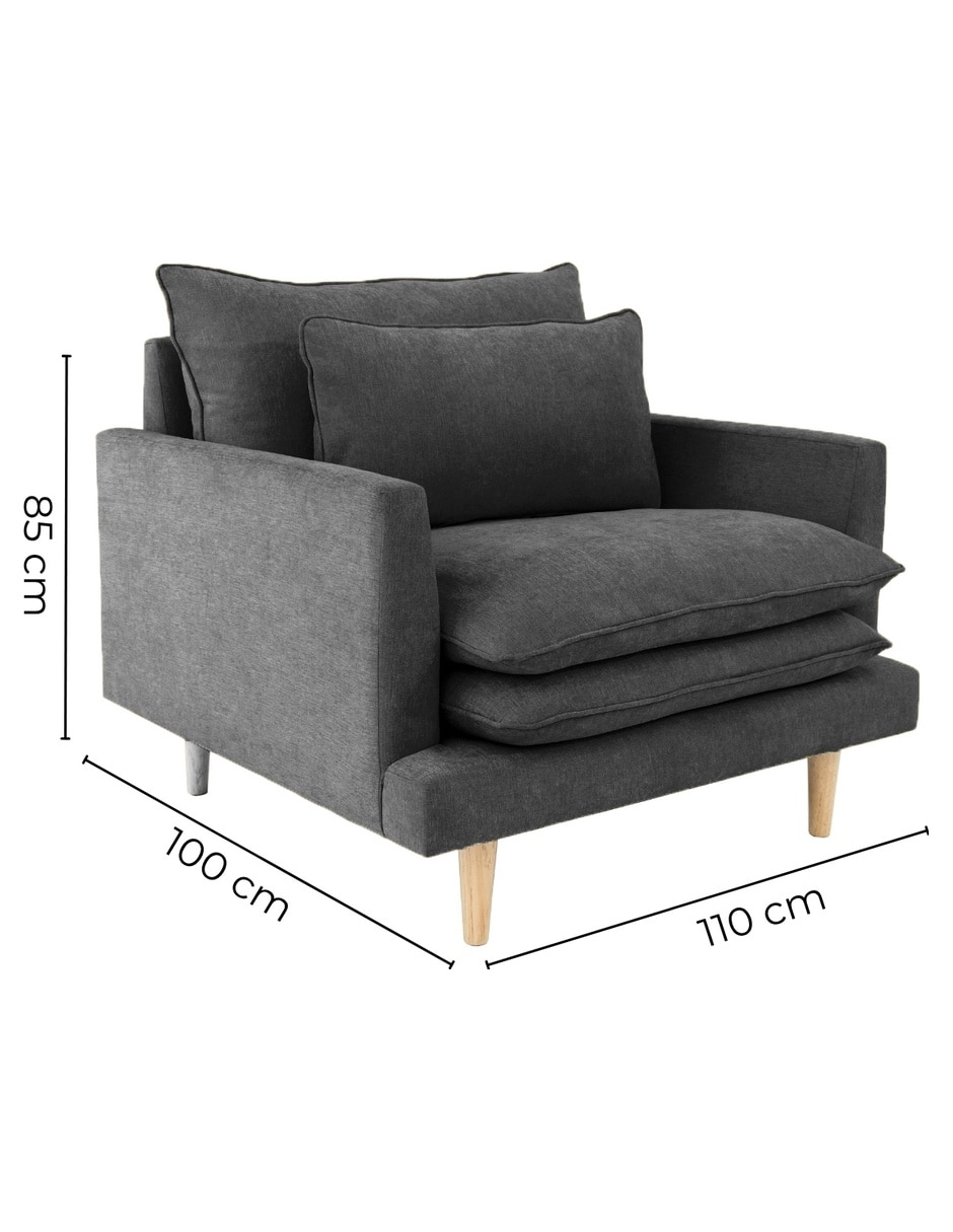 Sillón Eula de tela 5