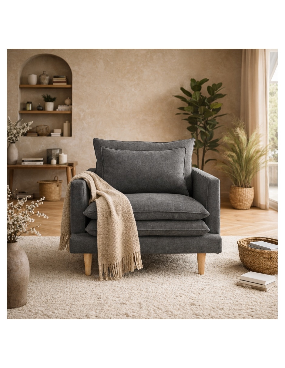 Sillón Eula de tela 2