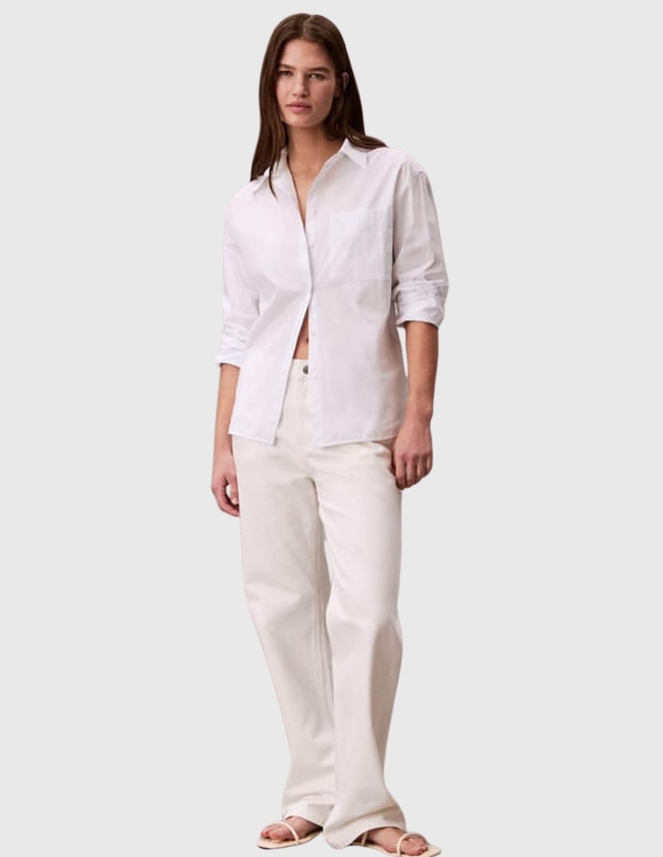 Camisa/Sobrecamisa de Algodón manga Larga para mujer 3