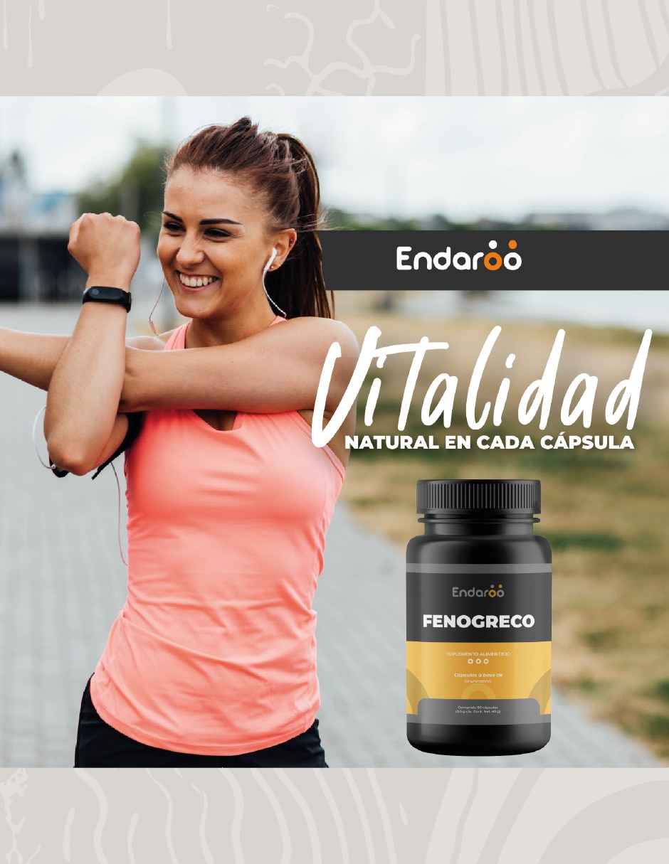 Fenogreco 500mg - 60 Cápsulas Por Frasco Sin Sabor con No aplica sabor Natural de 2
