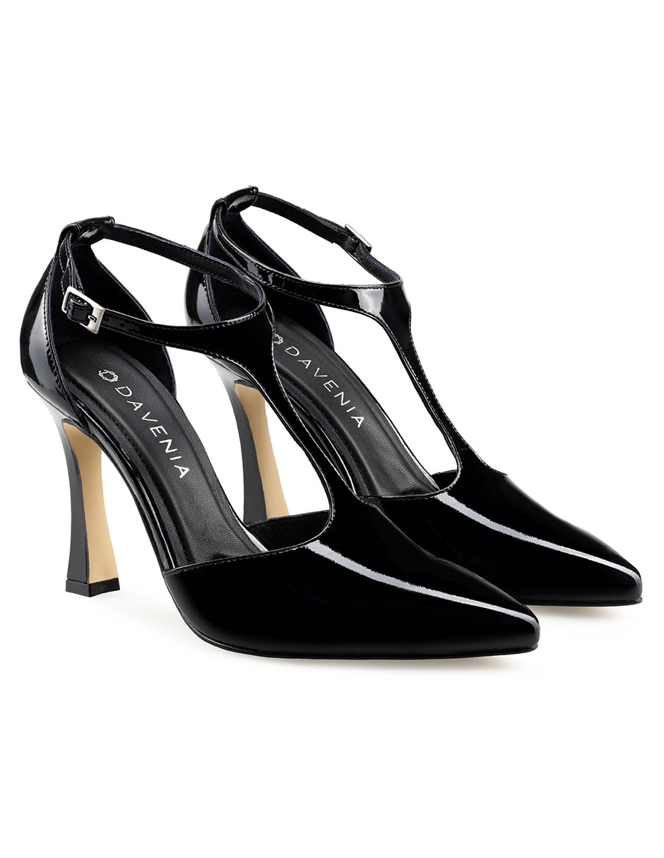 Zapatilla charol piel davenia zapatillas davenia