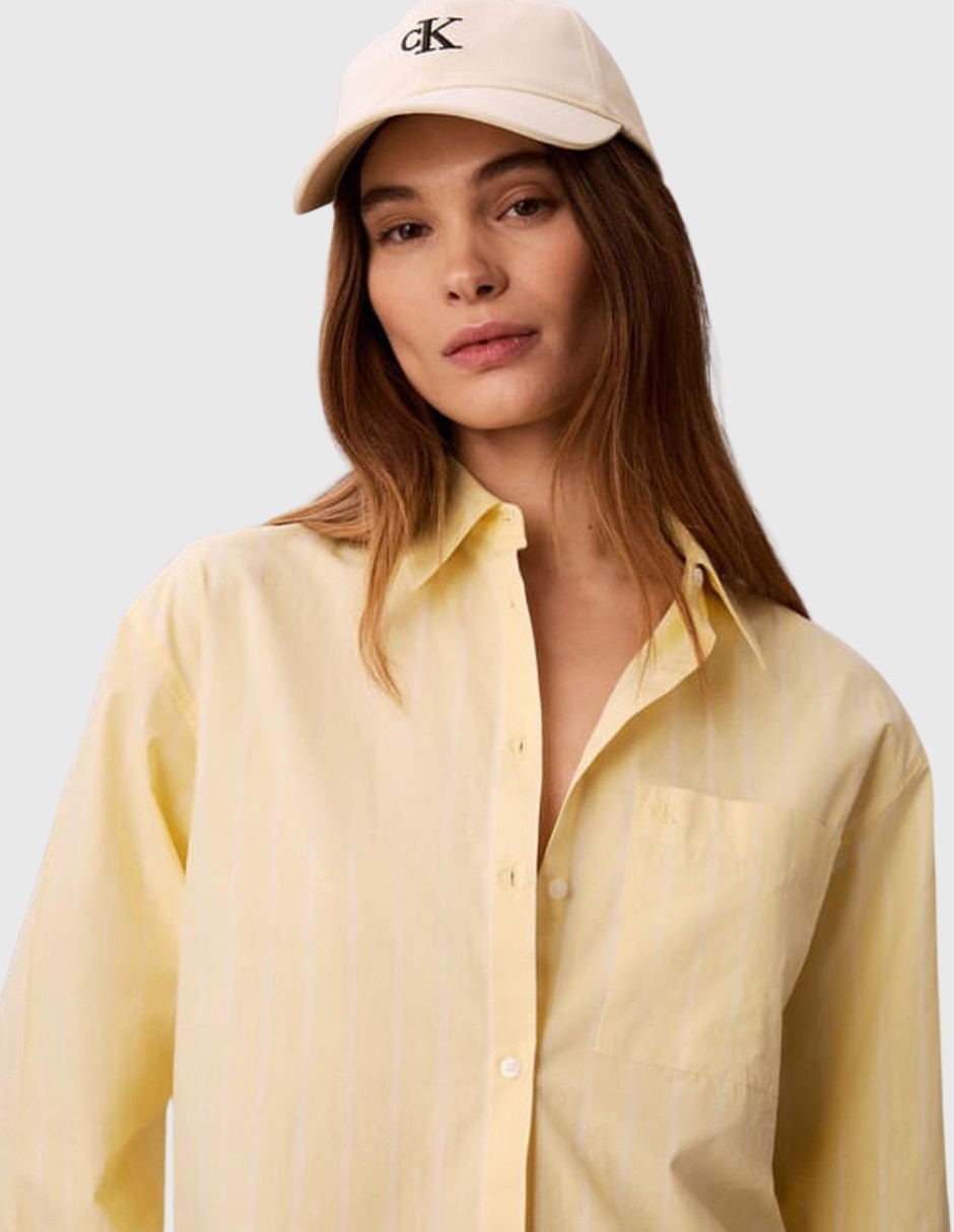 Camisa de algodón manga larga para mujer 2