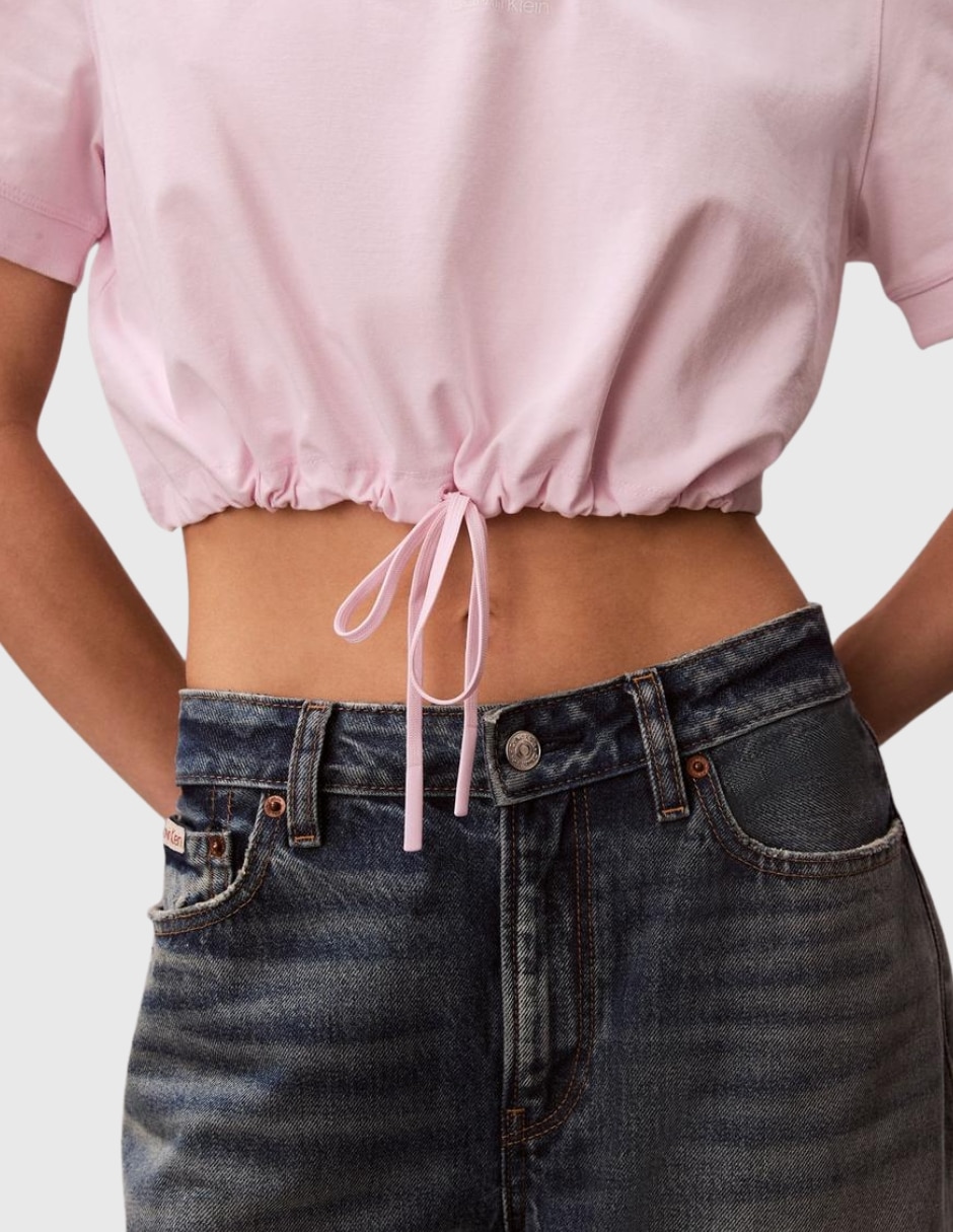 Blusa manga corta para mujer 4