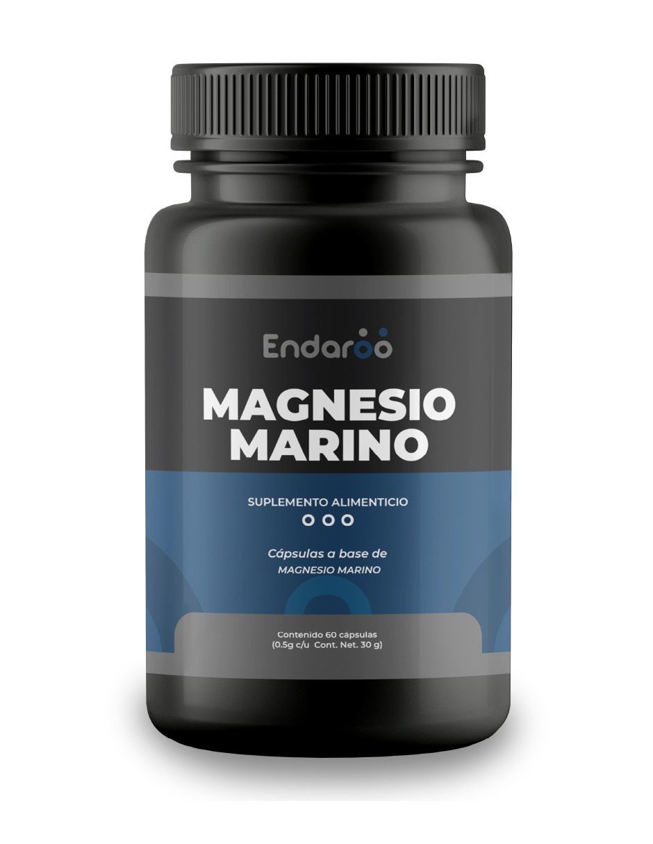 Magnesio Marino 60 Cápsulas - Alta Biodisponibilidad natural Magnesio Marino 60 Cápsulas - Alta Biodisponibilidad natural