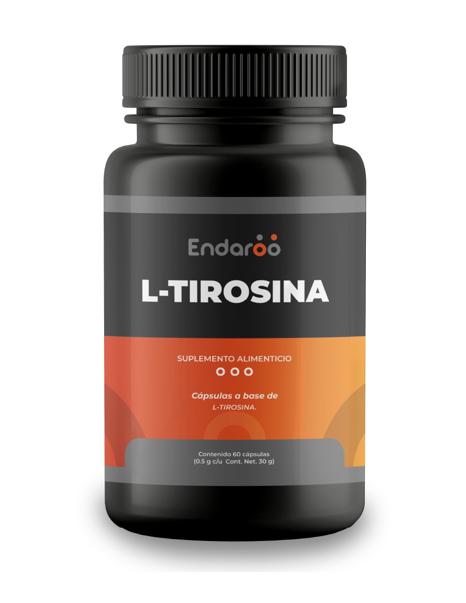 L - Tirosina 500mg - 60 Cápsulas sabor natural L - Tirosina 500mg - 60 Cápsulas sabor natural