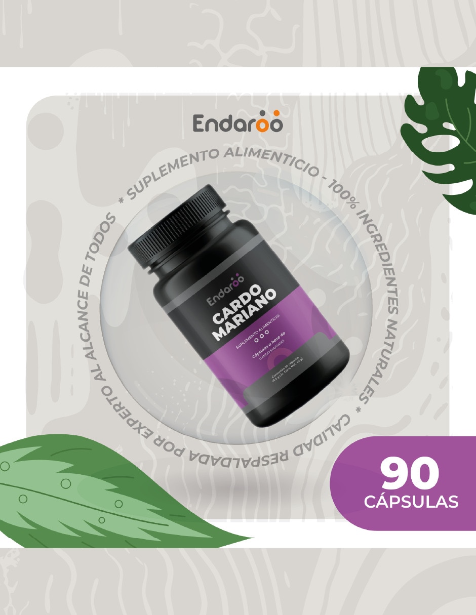 Antioxidante Cardo Mariano 500mg Silimarina 4