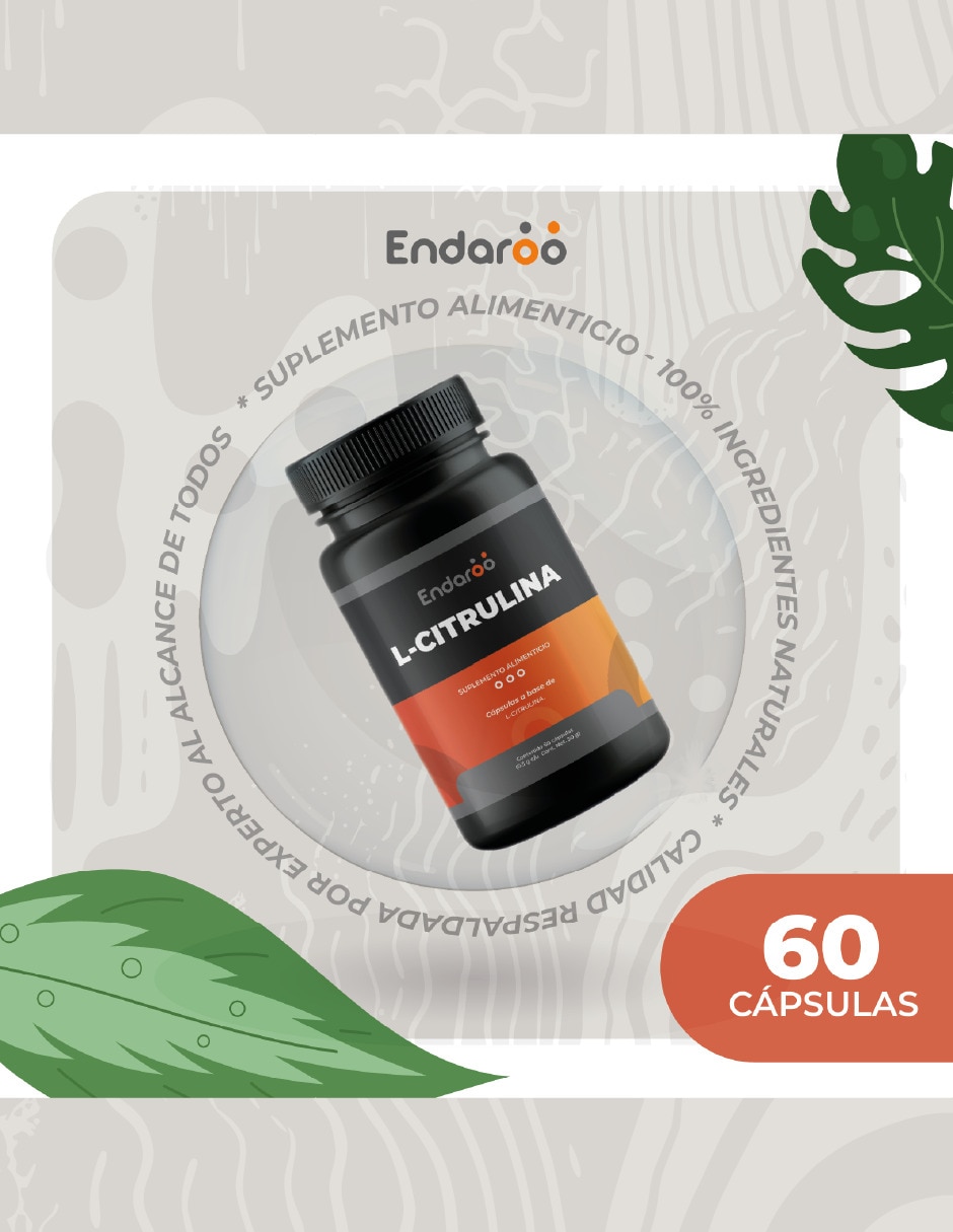 L Citrulina - 60 Cápsulas 500 mg natural 5