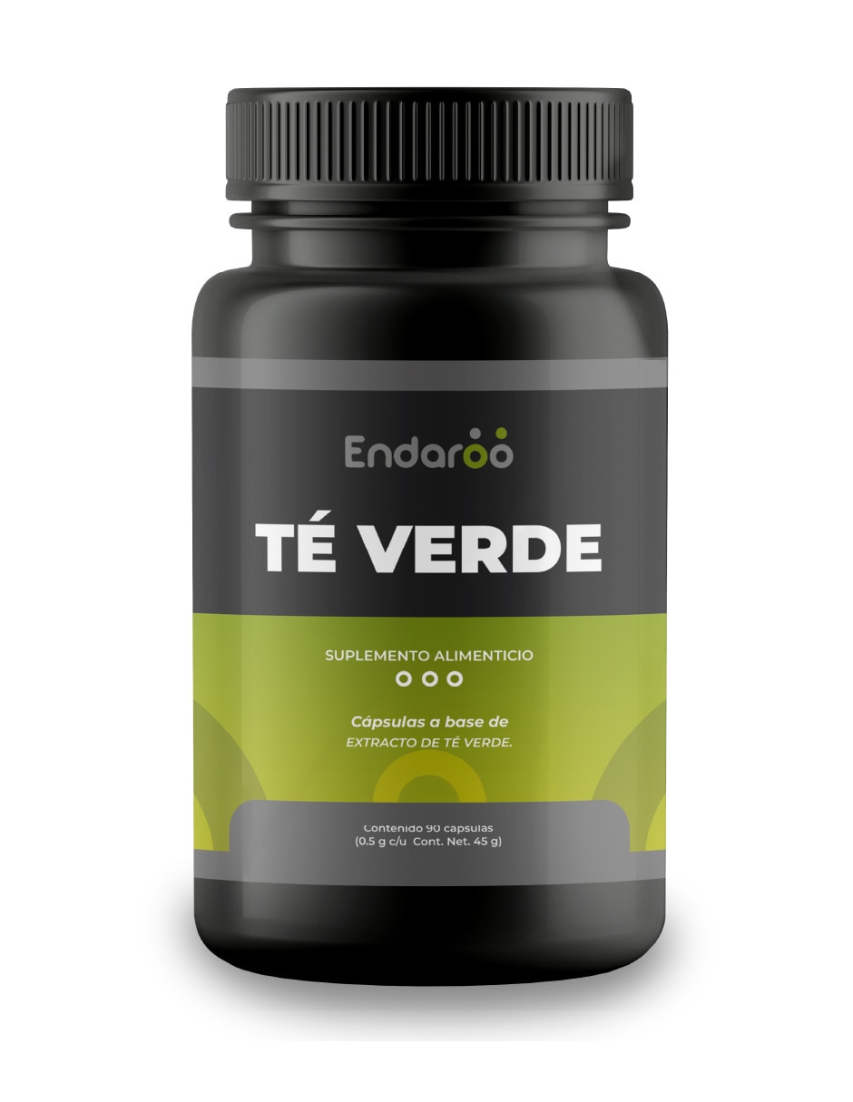 Té Verde Cápsulas 500 mg - 90 Cápsulas sabor natural Té Verde Cápsulas 500 mg - 90 Cápsulas sabor natural