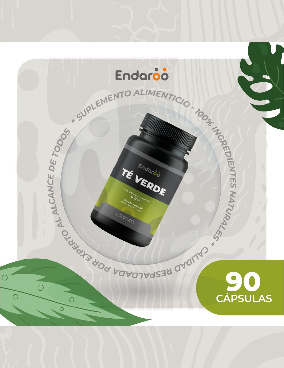 Té Verde Cápsulas 500 mg - 90 Cápsulas sabor natural 5