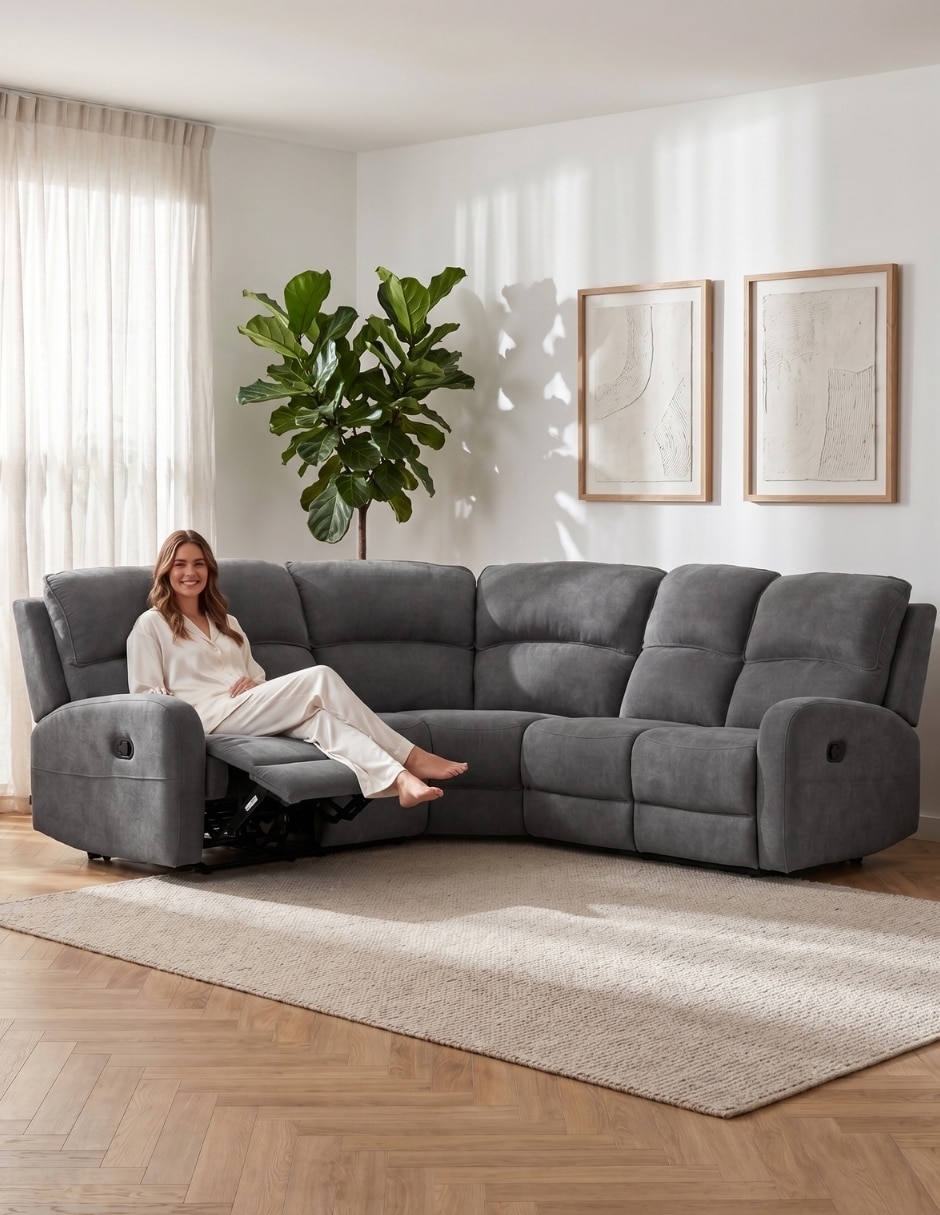 Reclinable Easy Living de poliéster