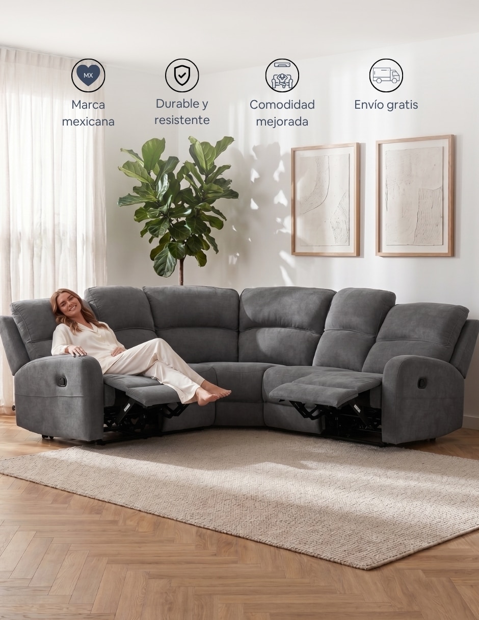 Reclinable Easy Living de poliéster