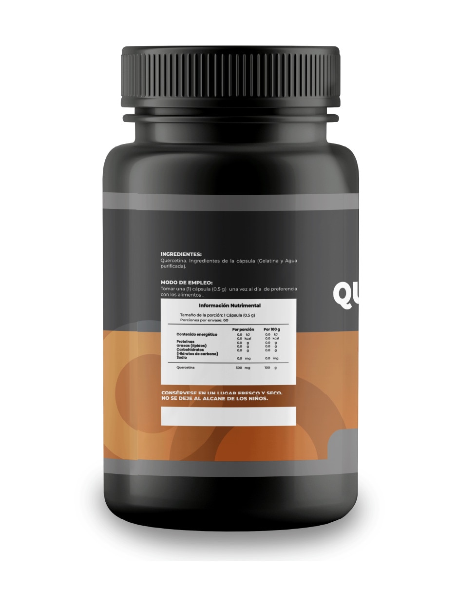 Quercetina 60 Cápsulas sabor natural 3