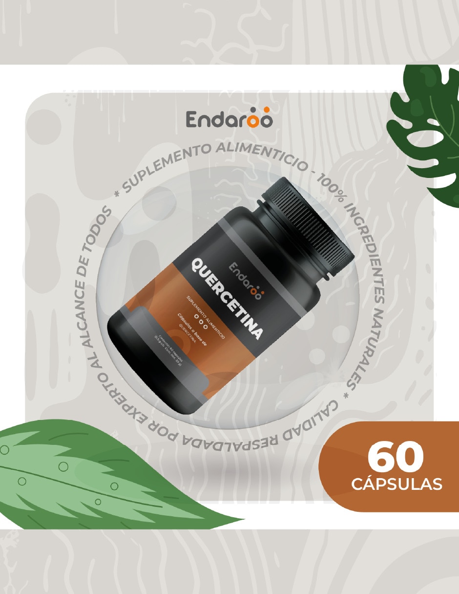 Quercetina 60 Cápsulas sabor natural 5