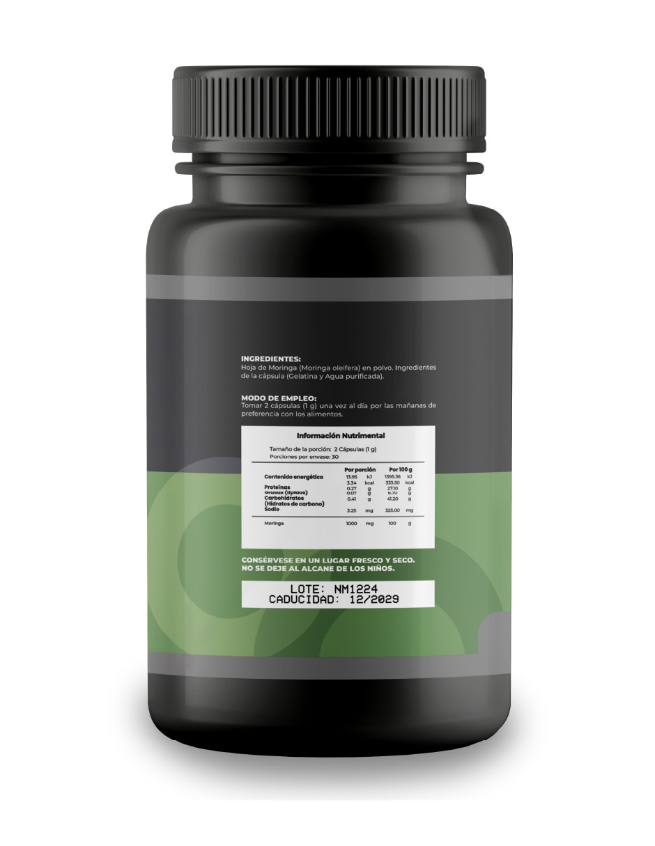 Moringa 240 cápsulas 500 mg 3