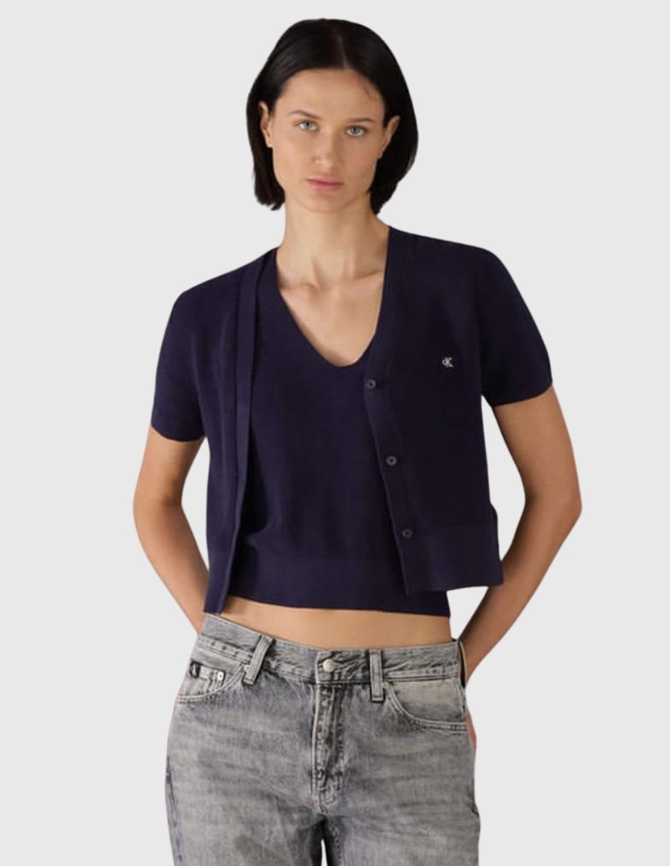 Suéter cuello redondo para mujer
