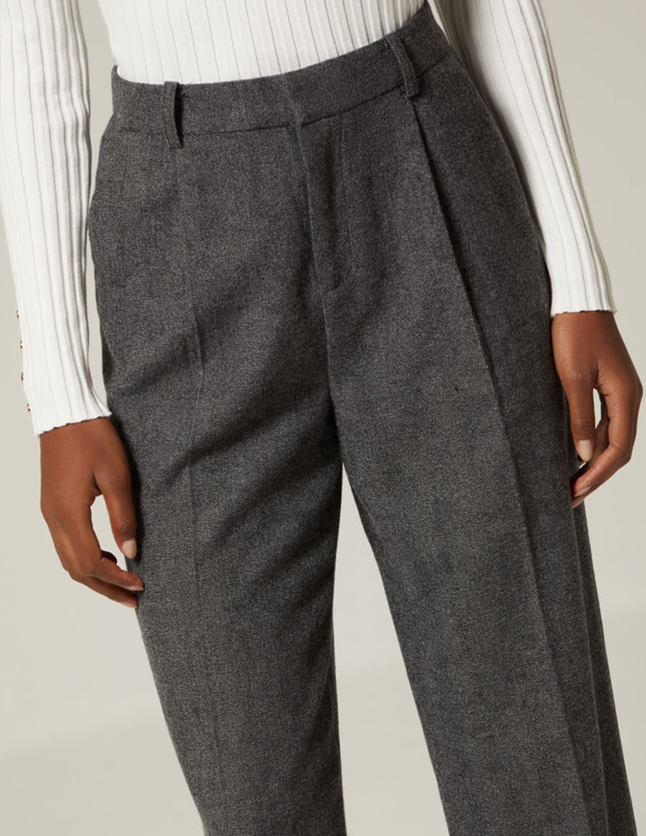Pantalón chino studio f recto para mujer