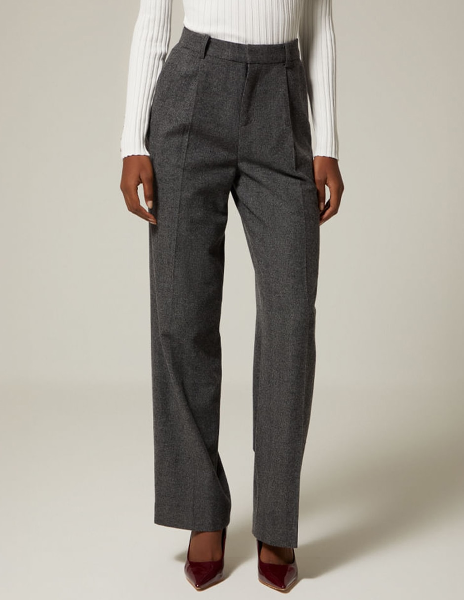 Pantalón chino studio f recto para mujer