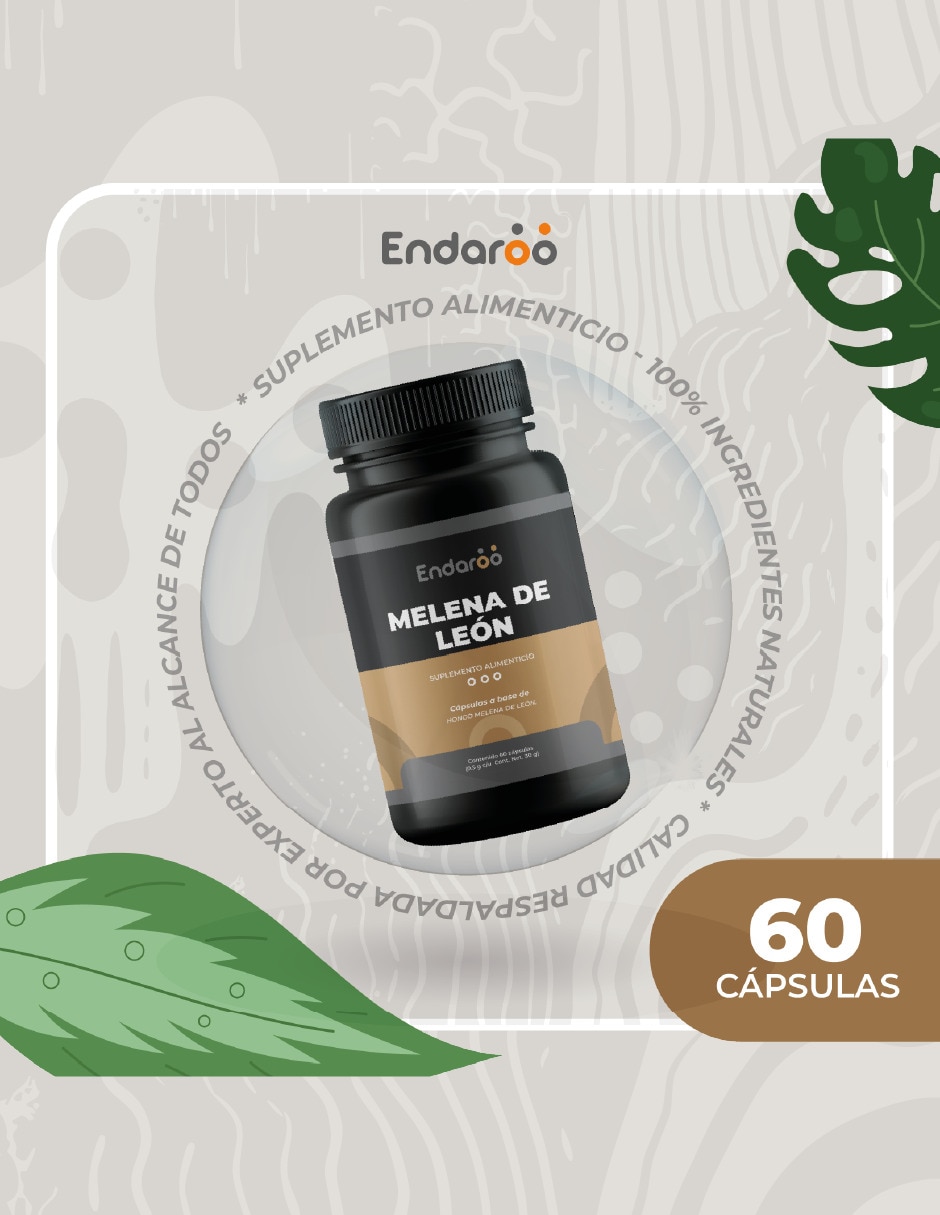 Hongo De Melena De León 60 Cápsulas 5