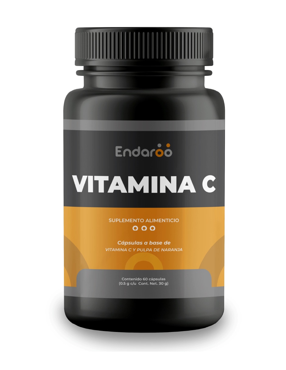 Vitamina C 60 Cápsulas con sabor natural Vitamina C 60 Cápsulas con sabor natural