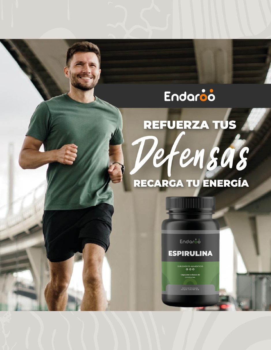 Alga Espirulina 500 Mg - 60 Cápsulas Sin Sabor con No aplica sabor Natural de 4