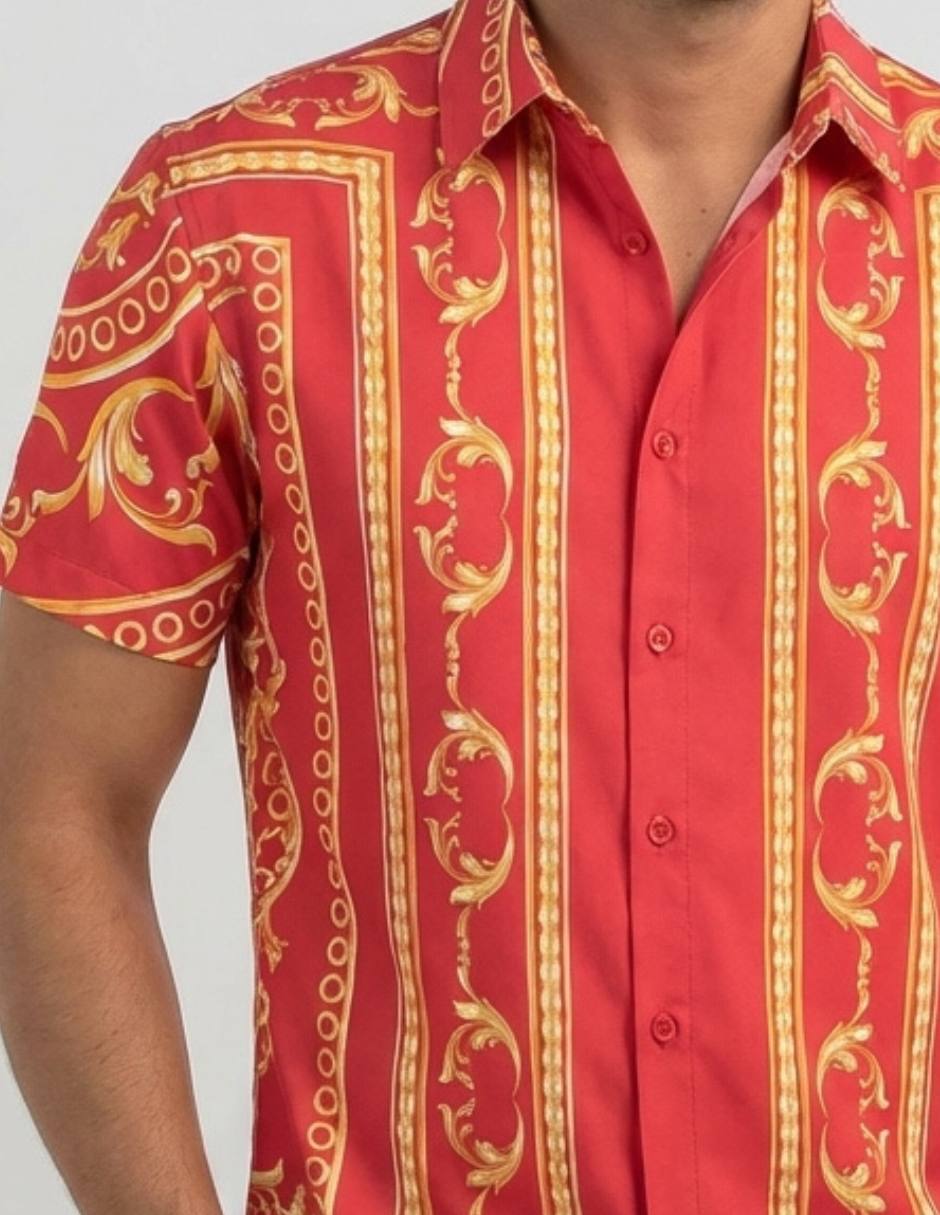 Camisa casual manga corta para hombre 3