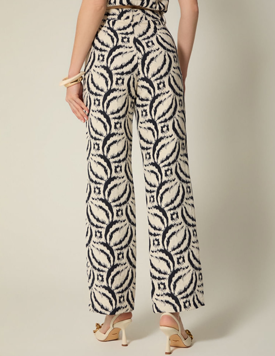 Pantalón regular studio f recto para mujer