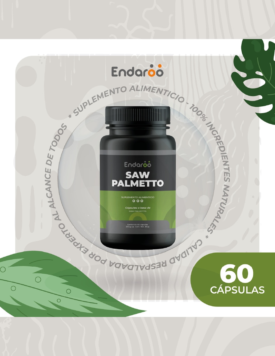 Saw Palmetto 1000 Mg 60 Cápsulas sabor natural 5