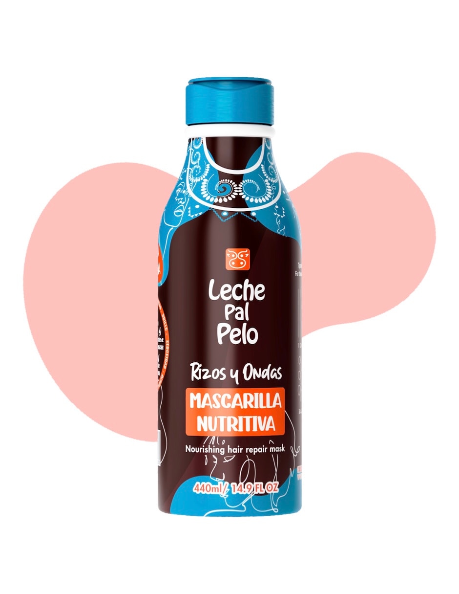 Tratamiento capilar tratamiento mascarilla nutritiva leche pal pelo rizos 440 ml hidratante leche pal pelo