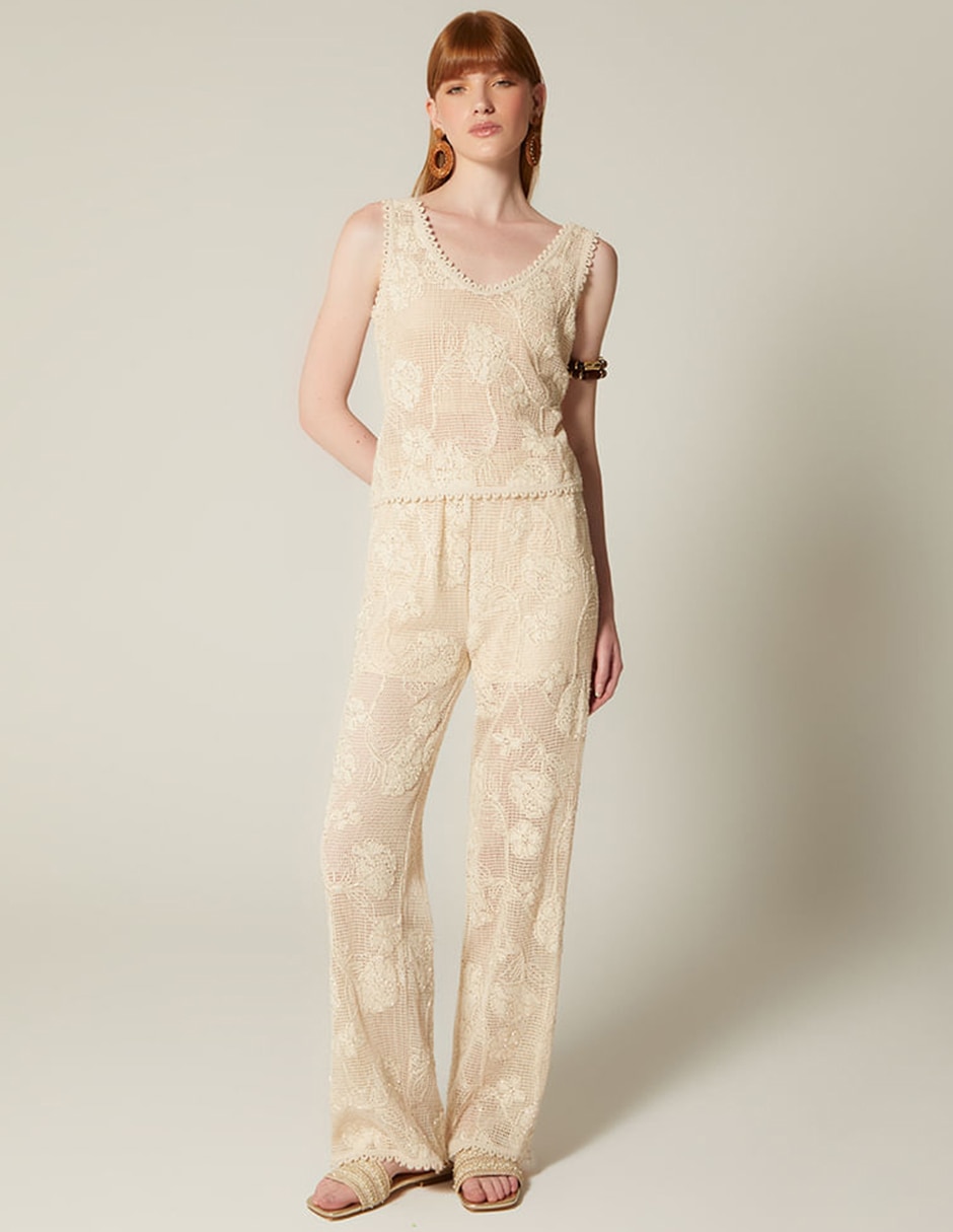 Pantalón studio f recto para mujer