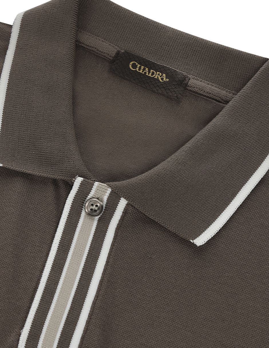 Camisa casual Cuadra manga corta para hombre