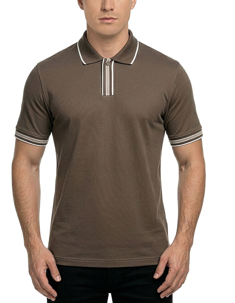 Camisa casual Cuadra manga corta para hombre