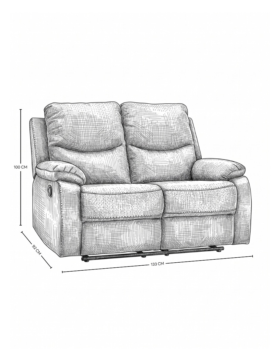 Reclinable Easy Living de poliéster