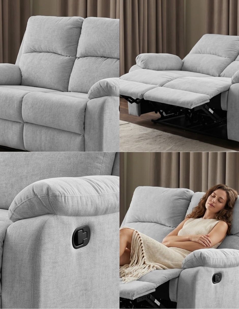 Reclinable Easy Living de poliéster