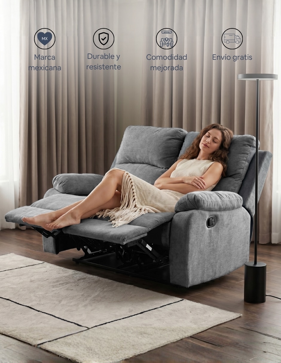 Reclinable Easy Living de poliéster