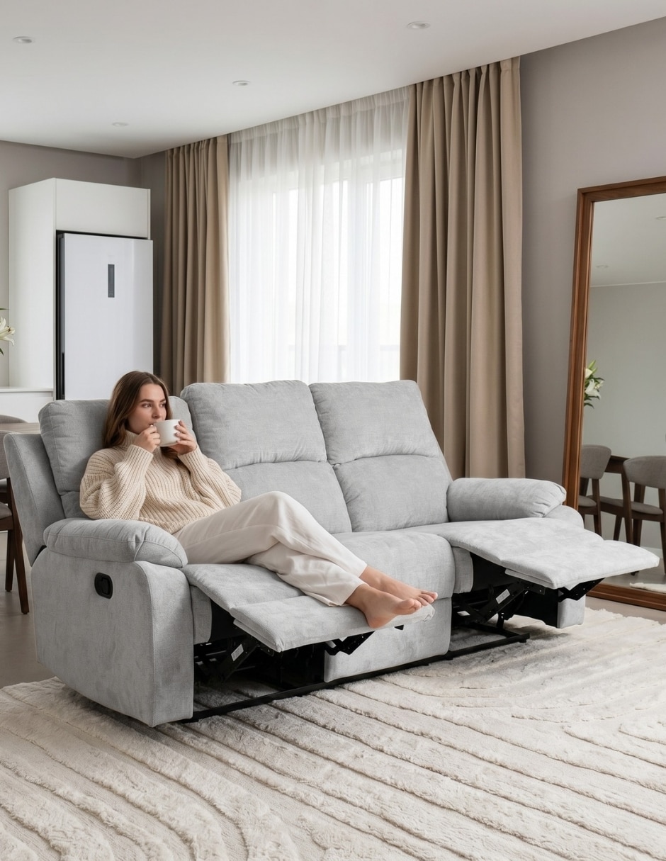 Reclinable Easy Living de poliéster