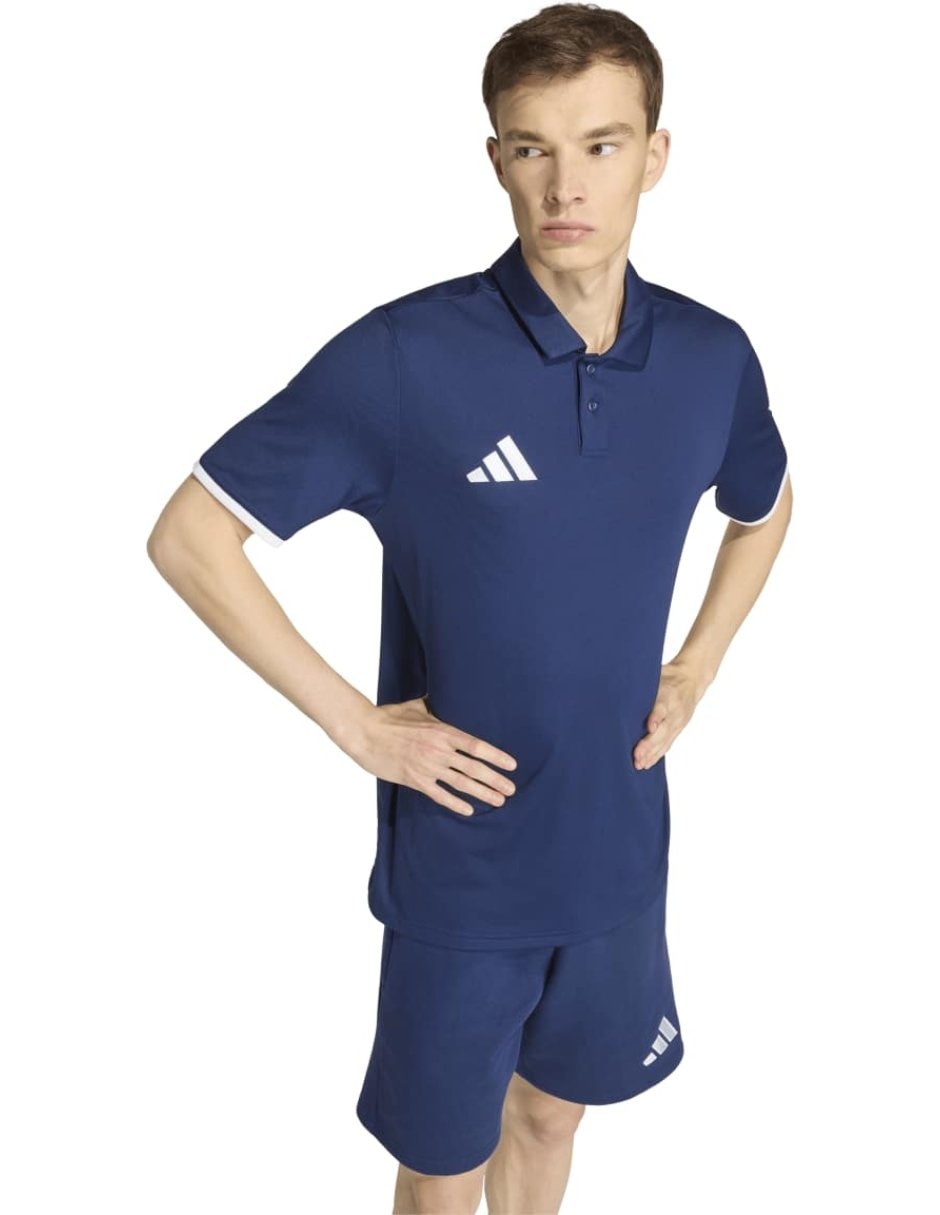 Playera tipo polo fútbol Adidas para hombre