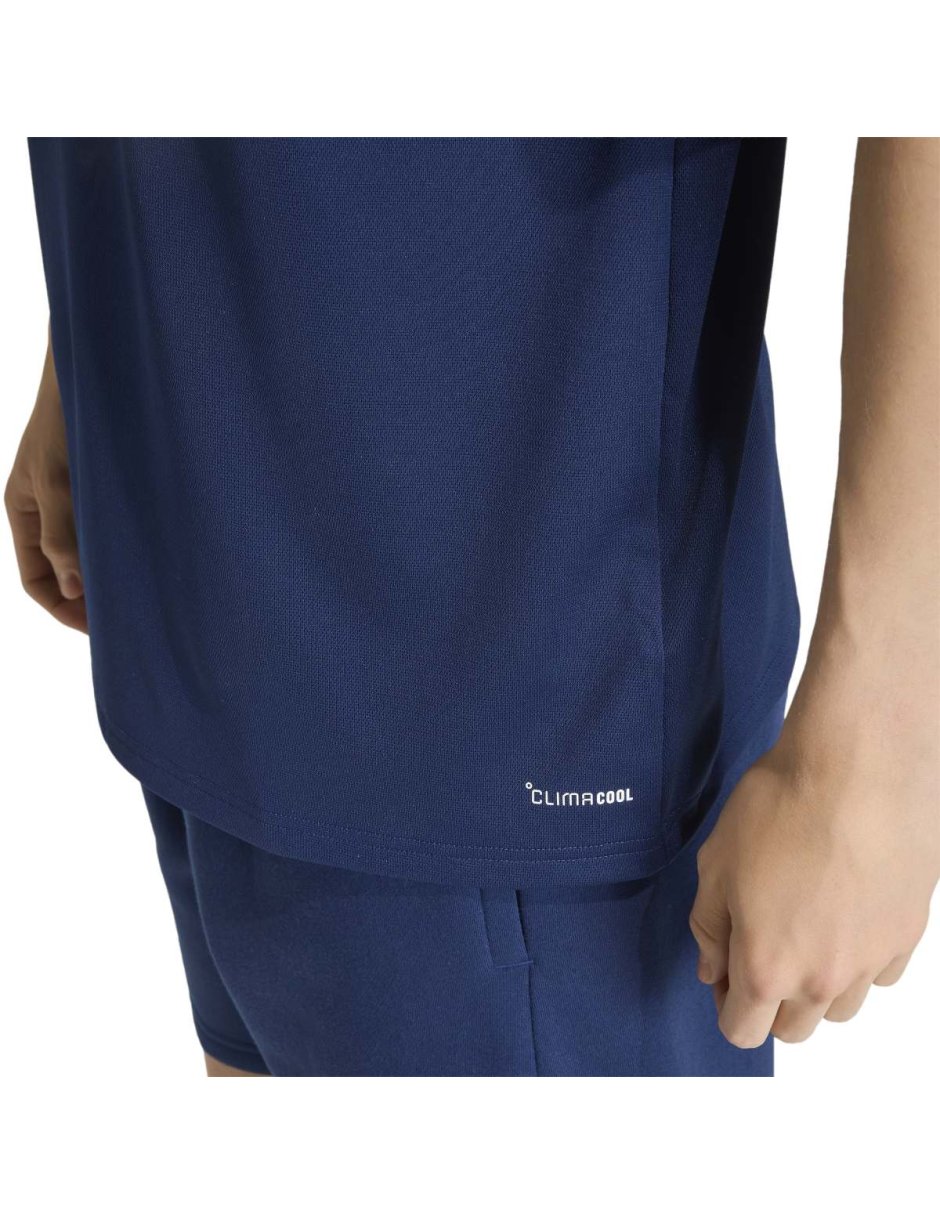 Playera tipo polo fútbol Adidas para hombre