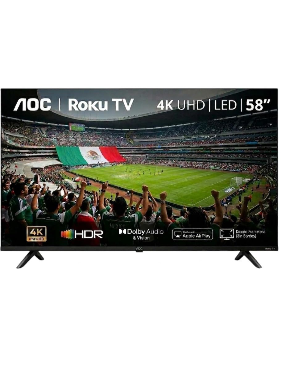 Q-TOUCH Pantalla smart tv q-touch led de 4k/uhd 58u7045/85a con roku tv con
