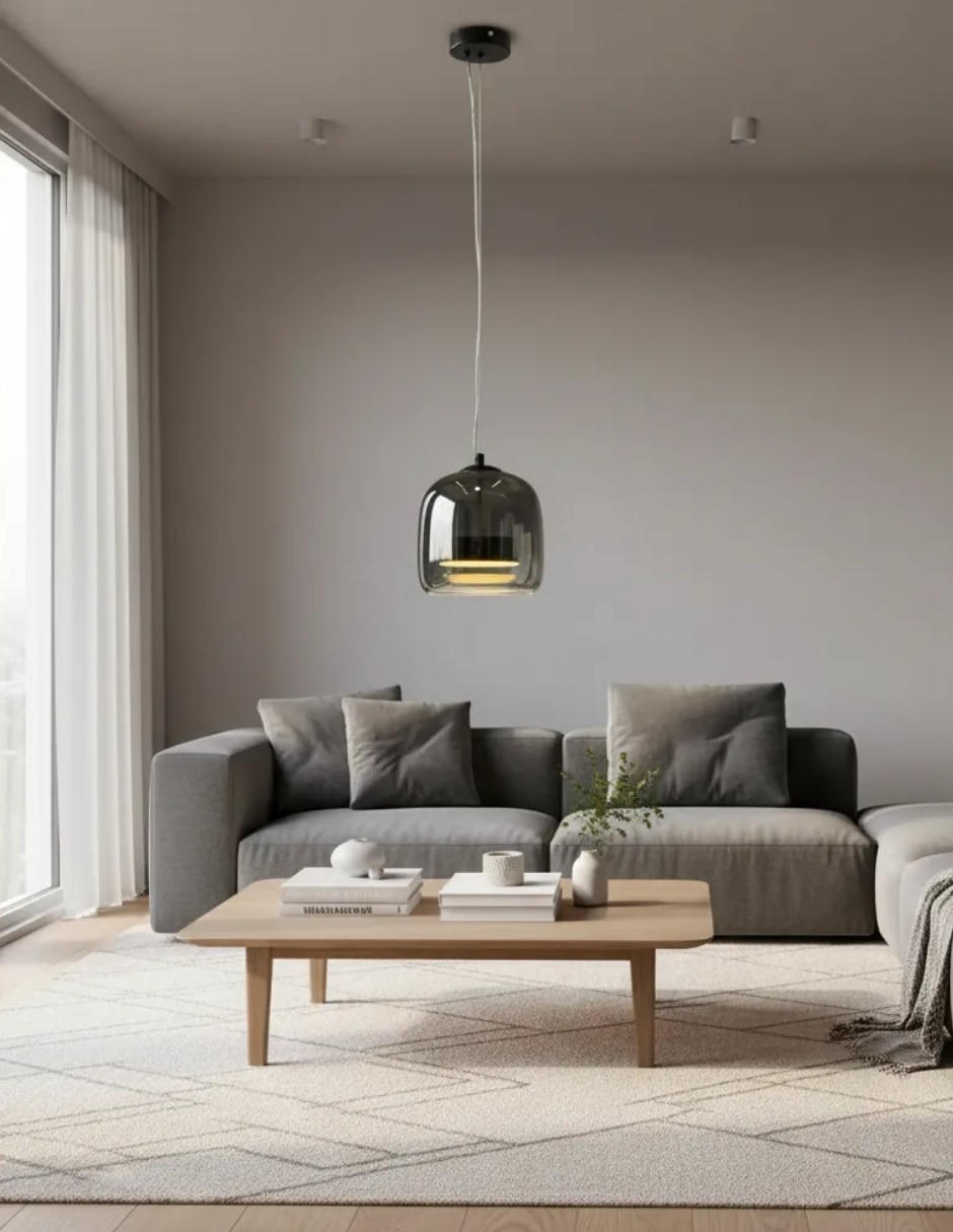 Lámpara colgante Cityluz led Escandinava