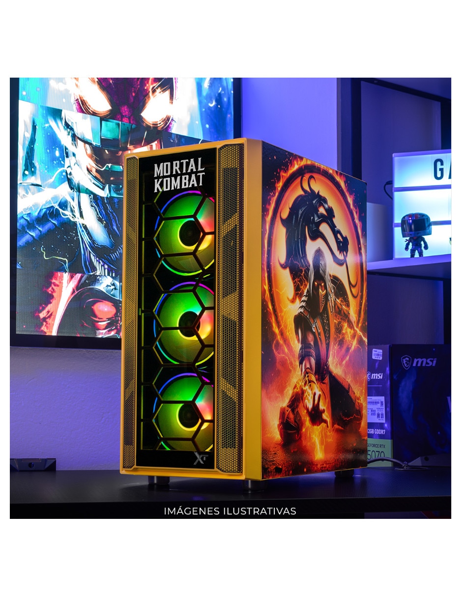 Gabinete xtreme pc gaming mortal kombat edition