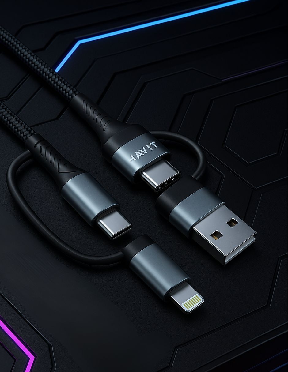 Cable Usb A Havit a tipo Usb C de 1 m