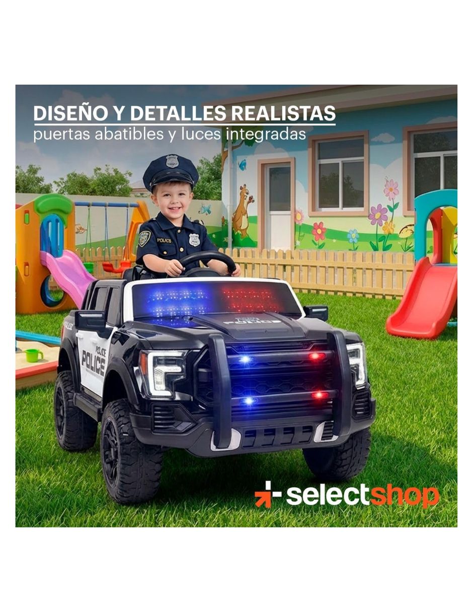 Automóvil montable con control remoto Selectshop de batería