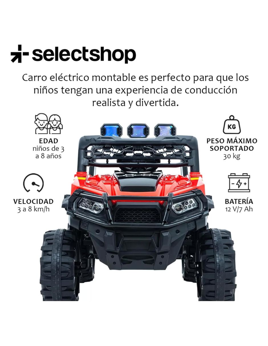 Automóvil montable Selectshop de batería