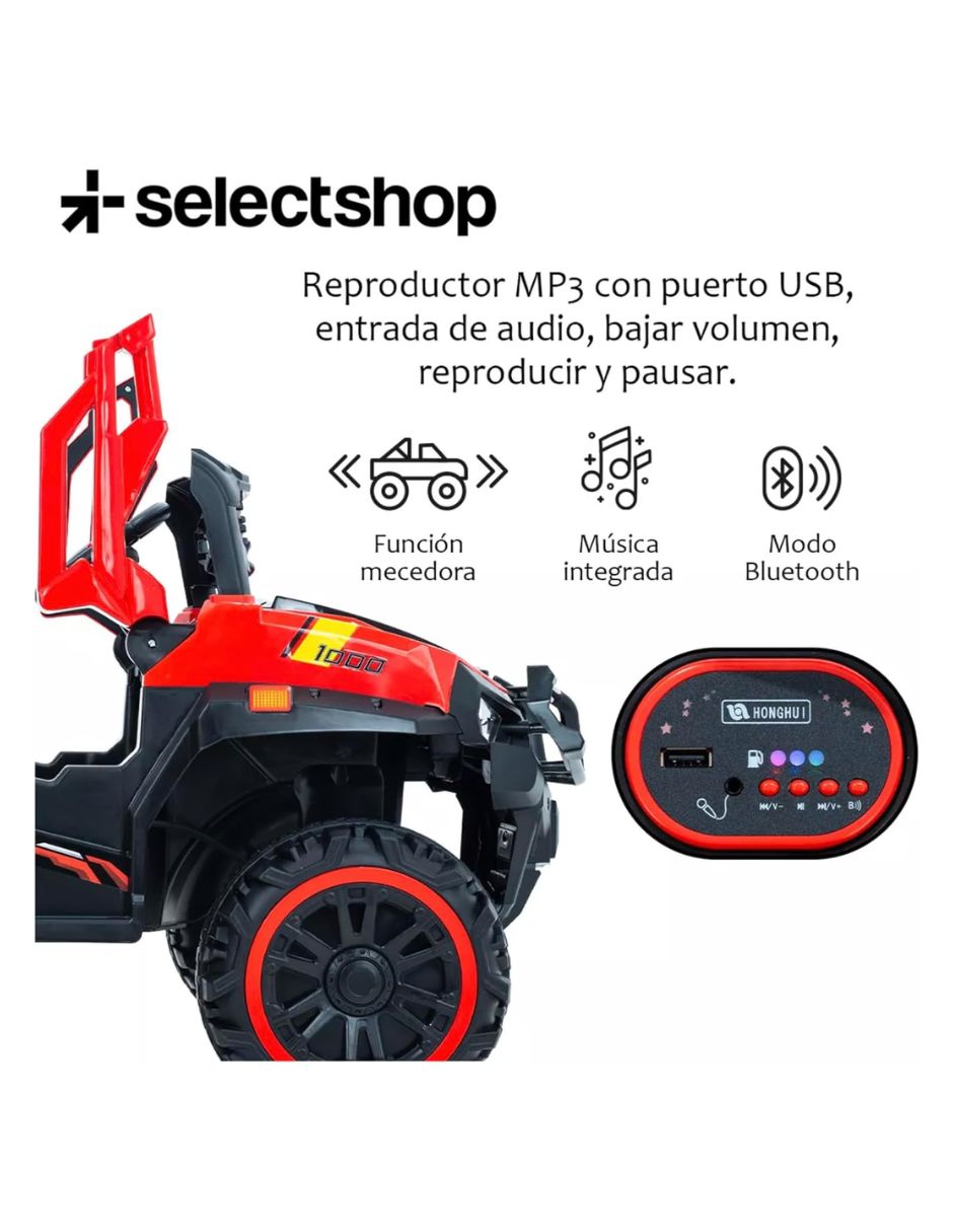 Automóvil montable Selectshop de batería