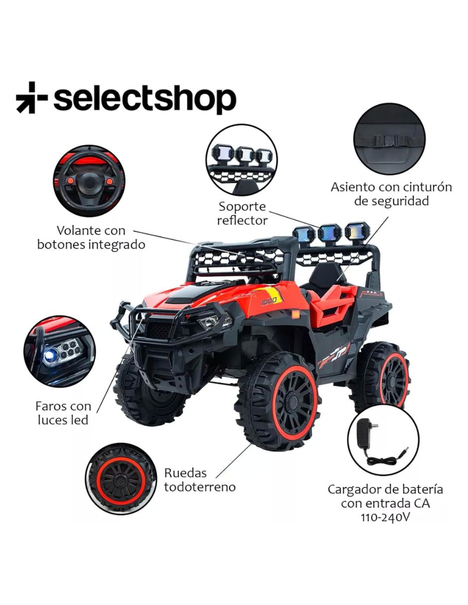 Automóvil montable Selectshop de batería