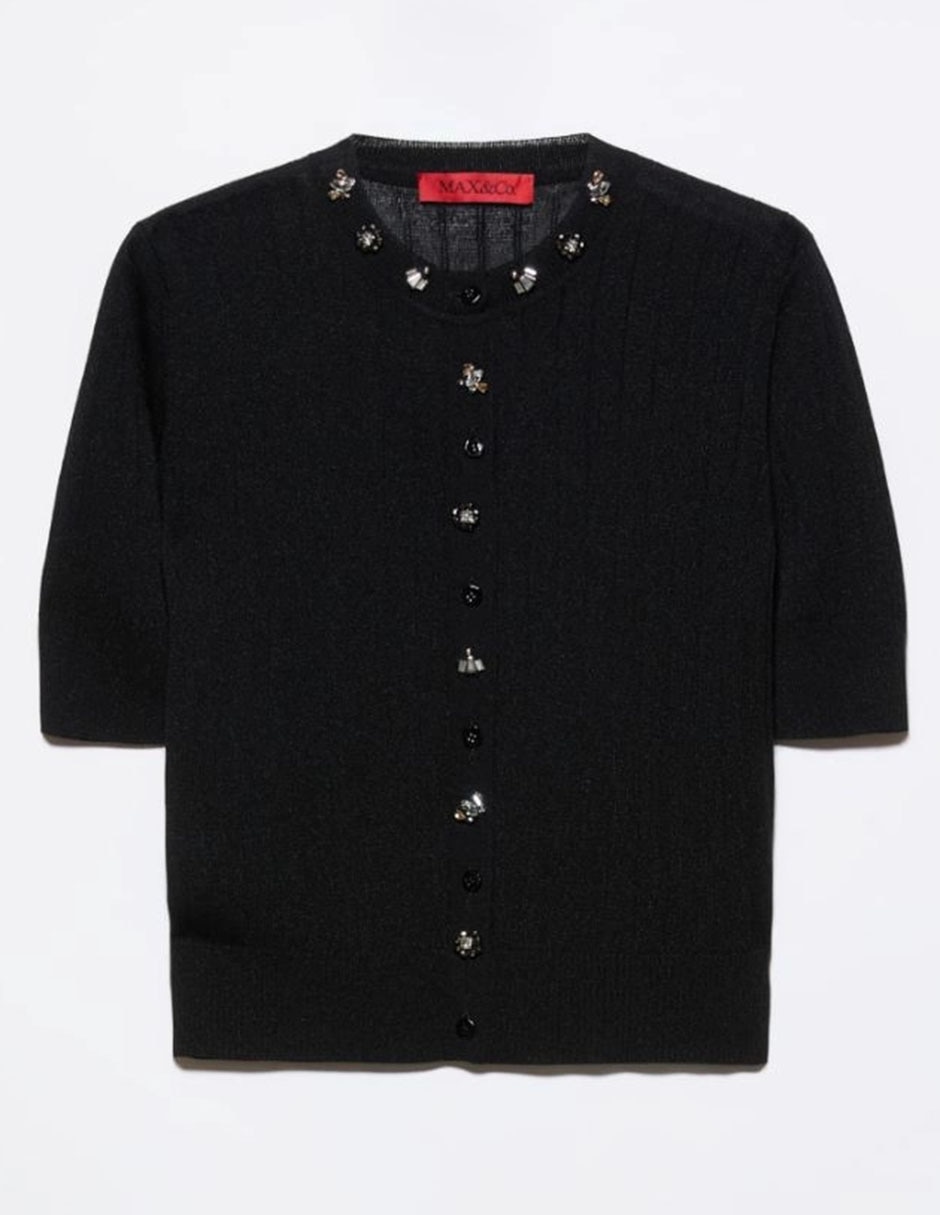 Suéter max&co cuello redondo para mujer
