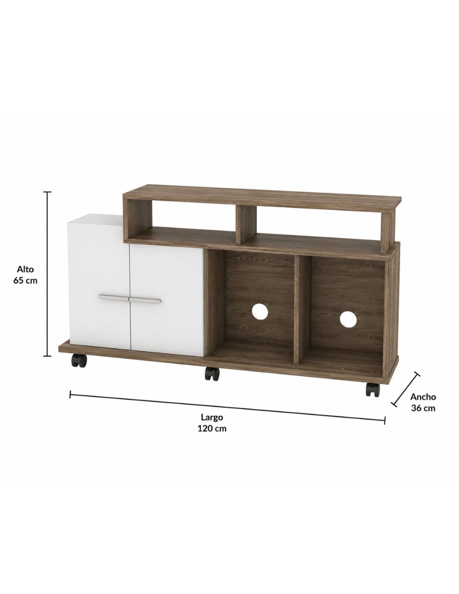 Mueble de tv armable mueble tv excelsior de melamina