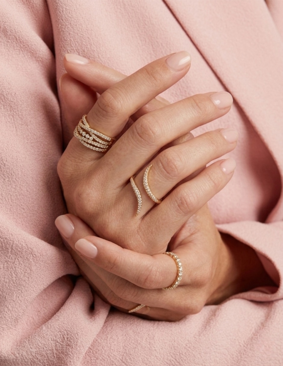 Anillo multi gemas serpiente aretize brillo p 925 de plata zirconia cúbica baño de oro